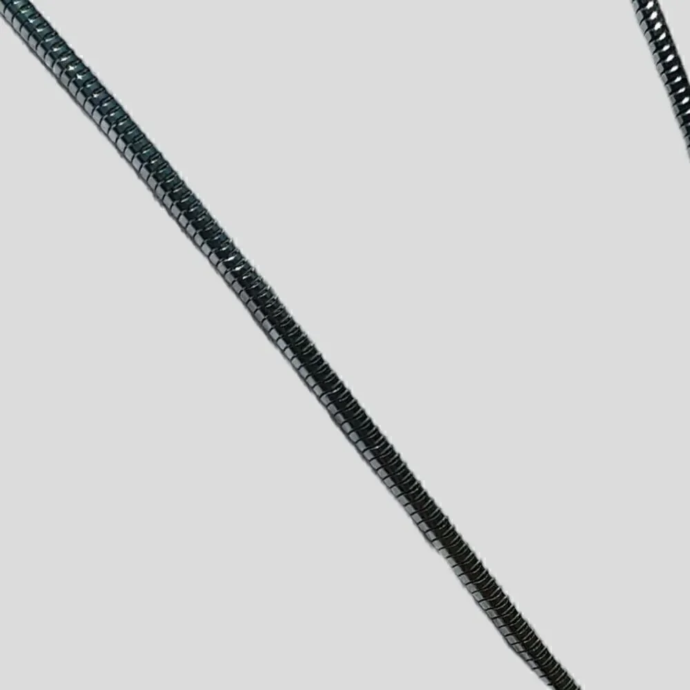 Silvertone fashion necklace round pendant
